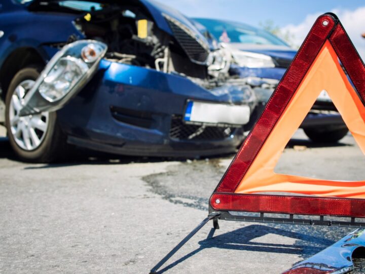 Kolizja na skrzyżowaniu autostrad A4 i S3