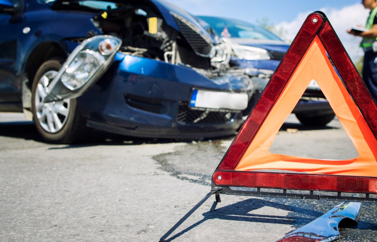 Kolizja na skrzyżowaniu autostrad A4 i S3