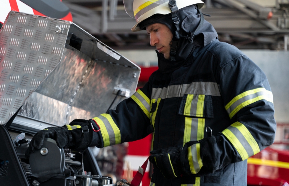 Intensywne działania strażackie na Nadodrzu: Pożar śmieci i opon w Poniedziałek Wielkanocny