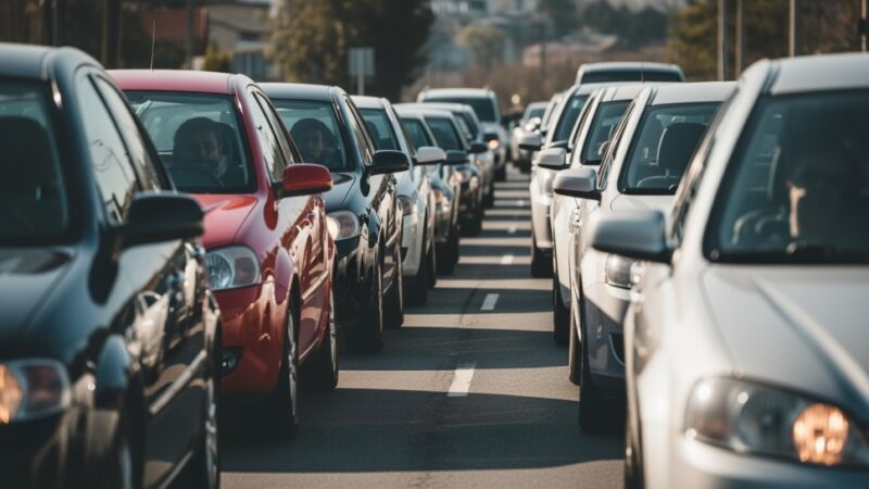 Piątkowy chaos na A4: dziesięciokilometrowe korki i wypadki sparaliżowały ruch!