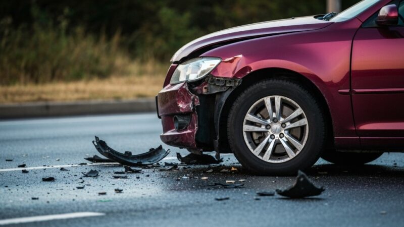 Poważny wypadek na A4: Ranna osoba i 4-kilometrowy korek pod Wrocławiem