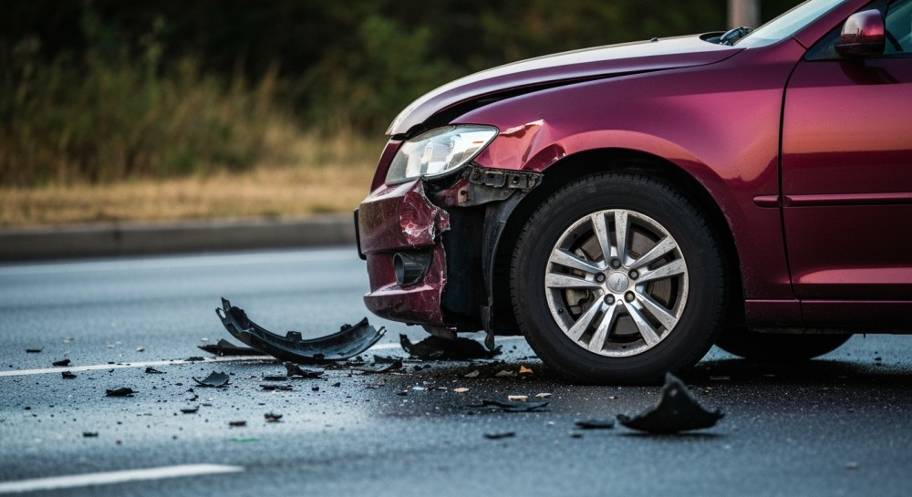 Poważny wypadek na A4: Ranna osoba i 4-kilometrowy korek pod Wrocławiem