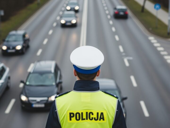 Szalony rajd pirata drogowego zakończony dramatycznym zatrzymaniem przez policję!