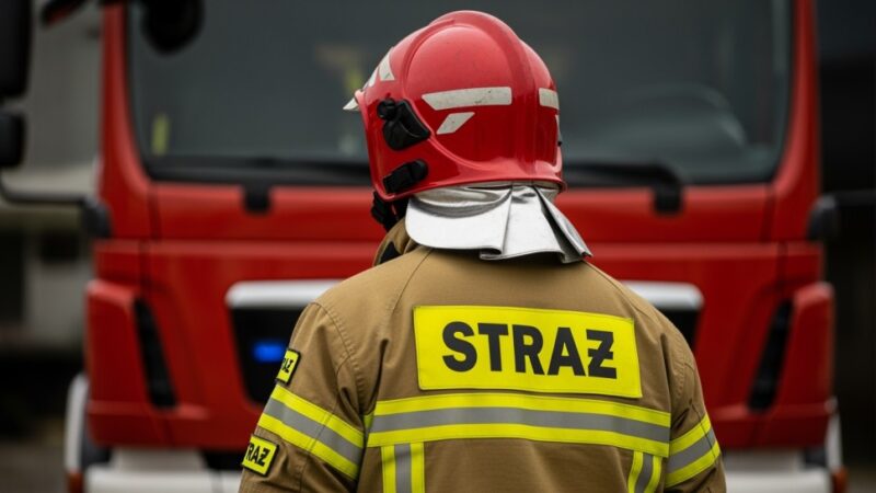 Tragedia w Brzegu Dolnym: 16-latek zginął w pożarze, siostra ocalała skacząc przez okno