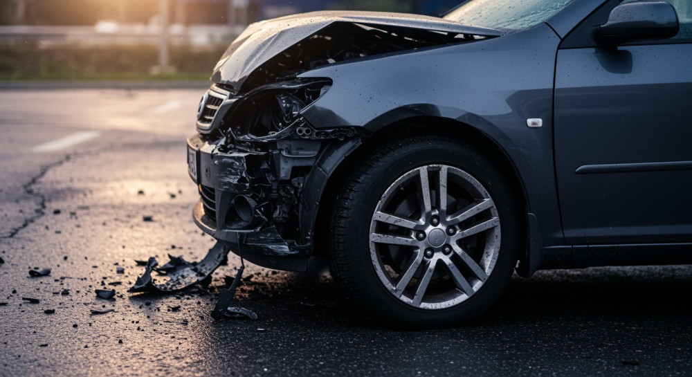 Zderzenie trzech pojazdów na A4: Utrudnienia w kierunku Katowic
