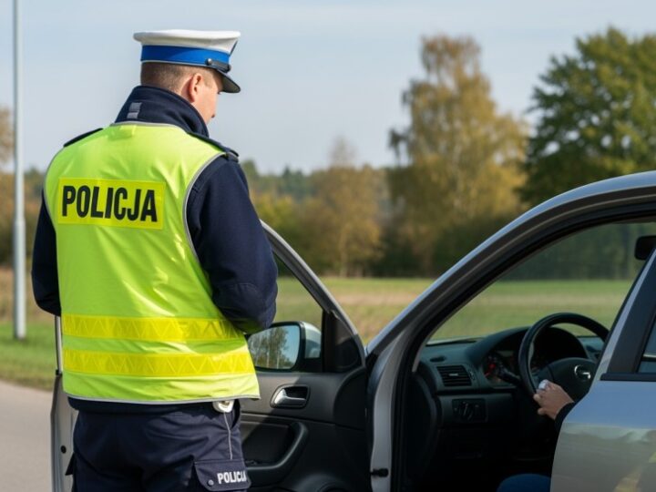 Kierowca z Koskowic w szoku: 131 km/h w terenie zabudowanym! Mandat 2500 zł i utrata prawa jazdy!