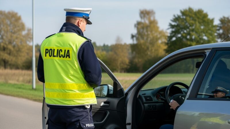 Kierowca z Koskowic w szoku: 131 km/h w terenie zabudowanym! Mandat 2500 zł i utrata prawa jazdy!