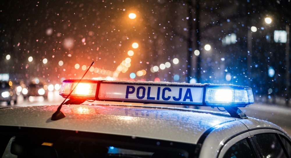 Mężczyzna z katana atakuje policjanta po podpalenie samochodu w Pieńsku!