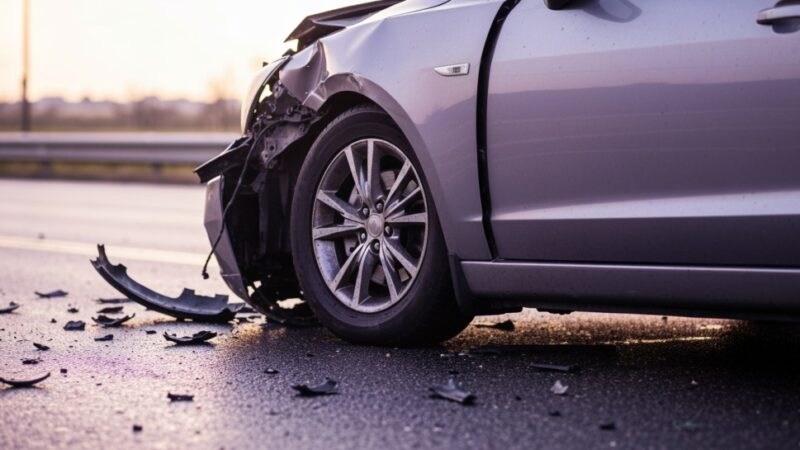 Wypadek na A4: Utrudnienia przed Bielanami Wrocławskimi z powodu zderzenia ciężarówek
