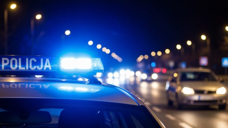 Agresywny 55-latek atakuje policjanta w Trzebnicy, trafia do aresztu