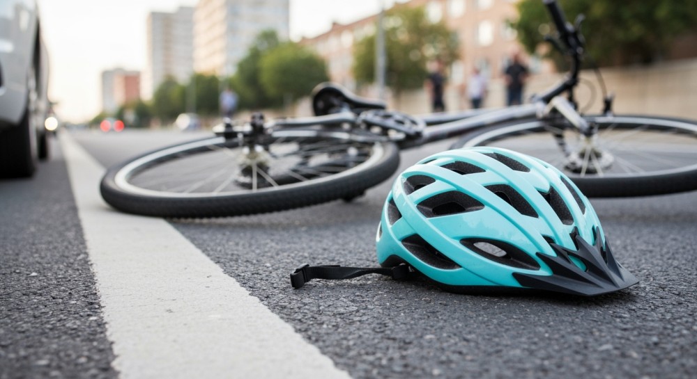 Busiarz uciekł po potrąceniu rowerzysty, zatrzymany przez policję