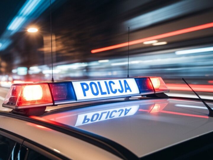 Dramatyczna kłótnia w Domasławiu: Broń czarnoprochowa i zniszczone auto w tle incydentu