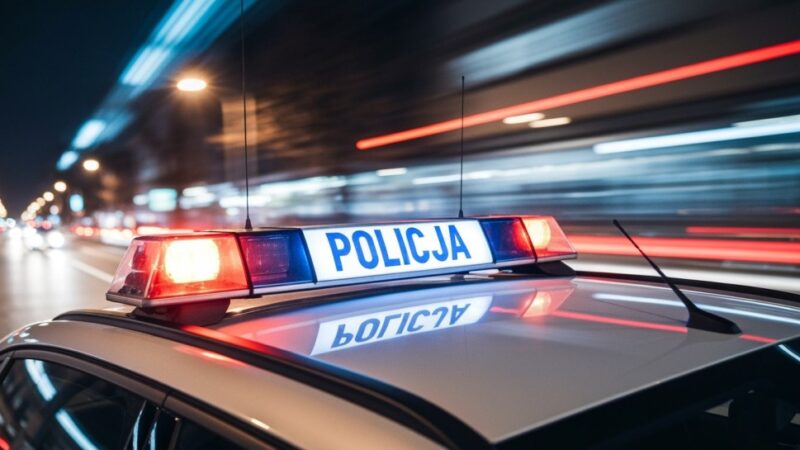 Dramatyczna kłótnia w Domasławiu: Broń czarnoprochowa i zniszczone auto w tle incydentu