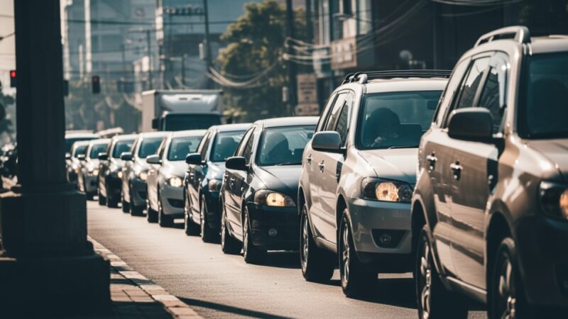 Gigantyczny korek na A4 po zderzeniu dwóch aut!