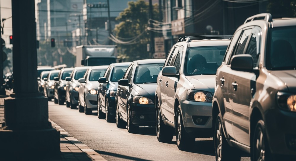 Gigantyczny korek na A4 po zderzeniu dwóch aut!