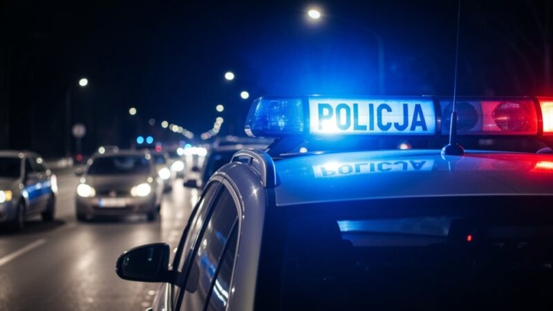 Narkotyki, ucieczka i wypadek: 37-latek w rękach policji w Wołowie