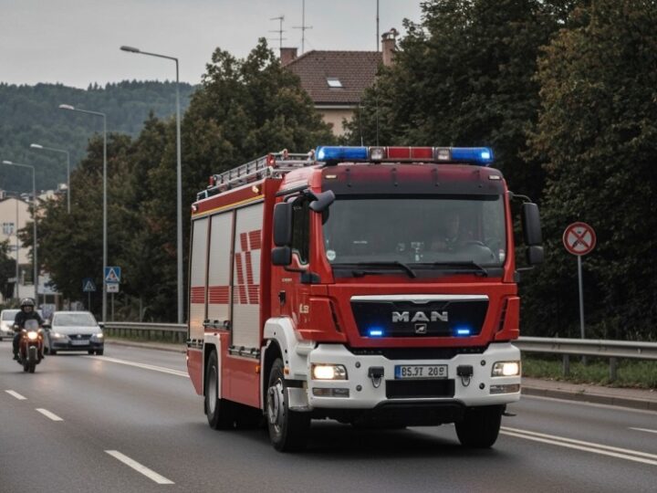 Pożar w Oławie: Trzy osoby ranne w dramatycznej akcji ratunkowej