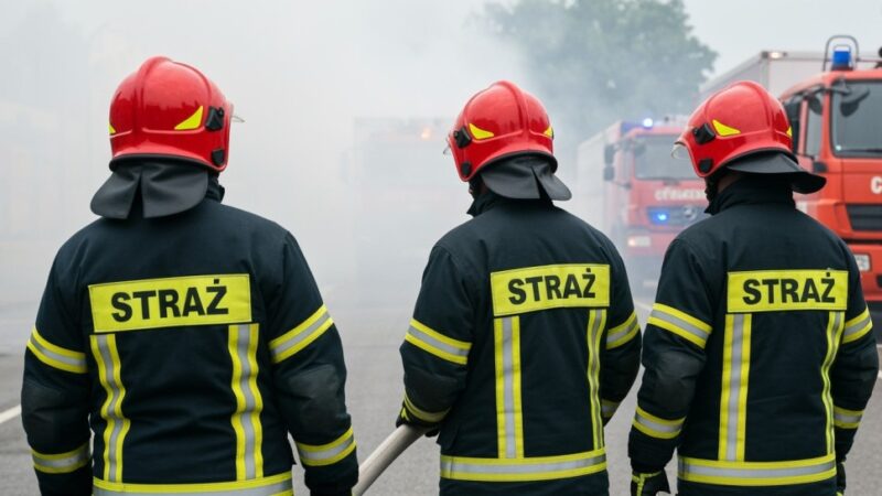 Pożar blisko targowiska „Na Młynie”: zakupy w niedzielę bez przeszkód!