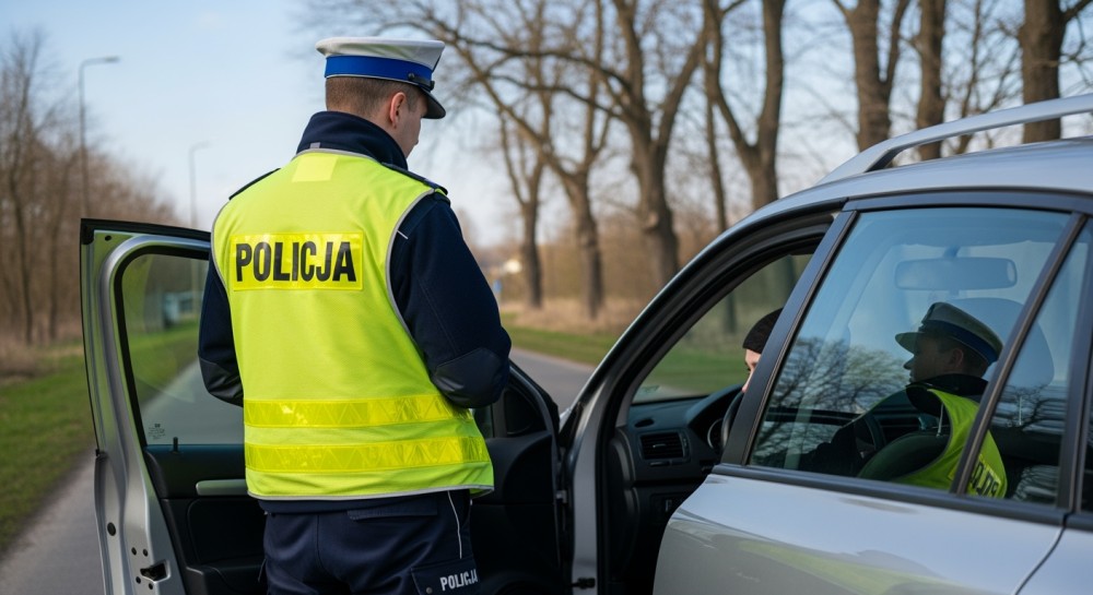 Mercedes w tarapatach: szaleńcze wyprzedzanie i łapówka dla policji!