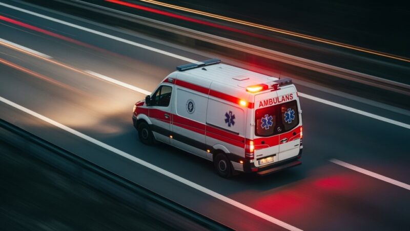 Ewakuacja w Pieńsku: Szybka akcja policji ratuje życie mieszkańców