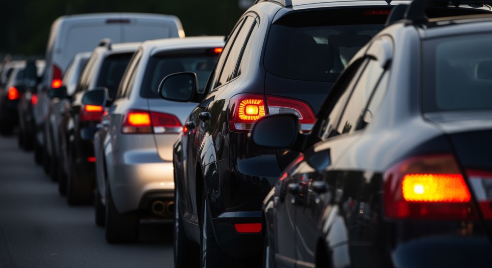 Trzy auta w kolizji na A4 – poważne utrudnienia w ruchu!