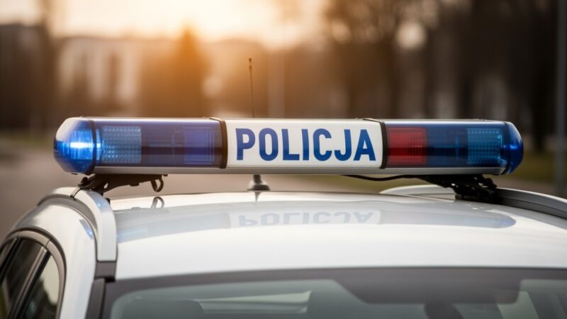 Sklepowy napad z nożem: agresor w rękach policji po kilku godzinach