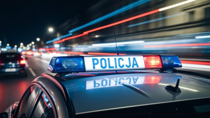 Pijany wandal zdemolował wiatę przystankową i trafił do aresztu