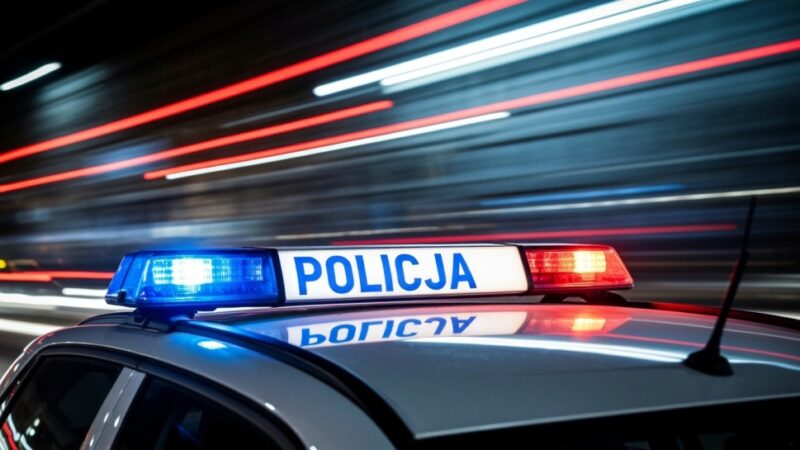 Młody kierowca w szaleńczym pościgu: amfetamina i brak uprawnień