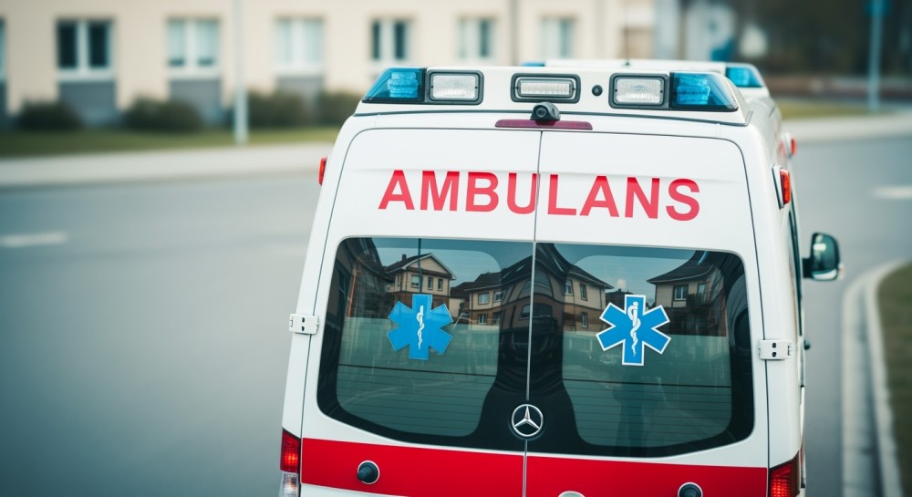 Policjanci ratują sarnę uwięzioną w ogrodzeniu przy komisariacie