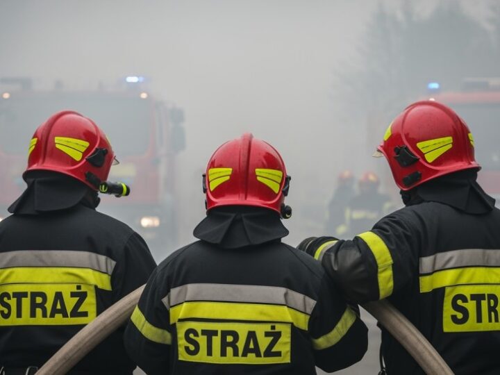 Agresywny sąsiad z siekierą i benzyną w ręku – dramatyczna interwencja służb w Lubaniu