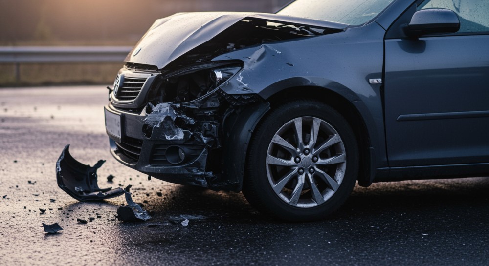 Wypadek na al. Kaczorowskiego: Trzy osoby ranne, komunikacja sparaliżowana