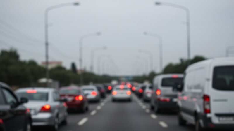 Poważne utrudnienia na AOW po kolizji ciężarówki!