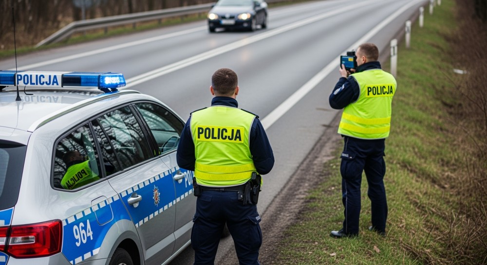 Ponad 1200 wykroczeń prędkości ujawnionych podczas akcji policji na Dolnym Śląsku