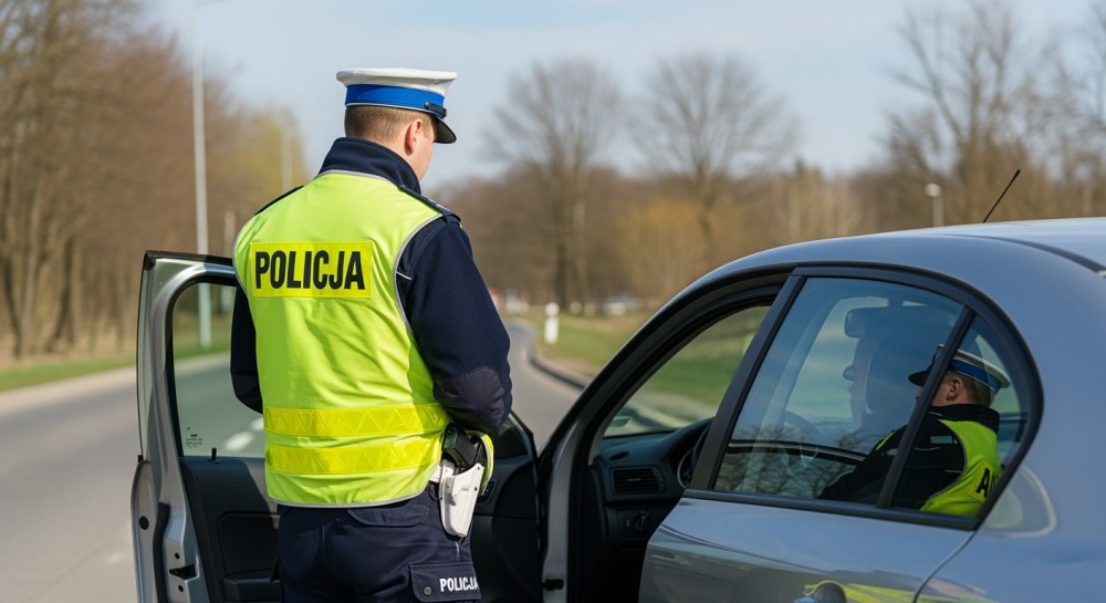 Dramatyczna noc w Ząbkowicach: 21-latek w rękach policji po niebezpiecznej jeździe