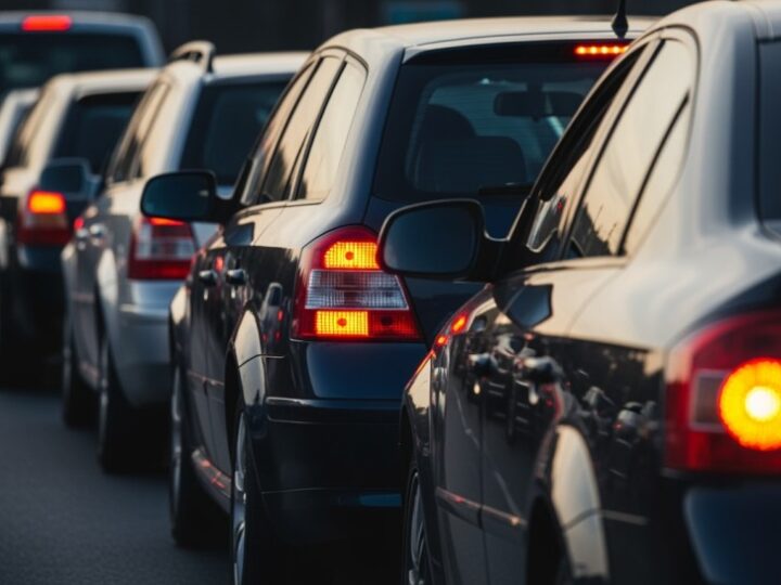 Pożar busa na A4: Chaos na drodze pod Wrocławiem