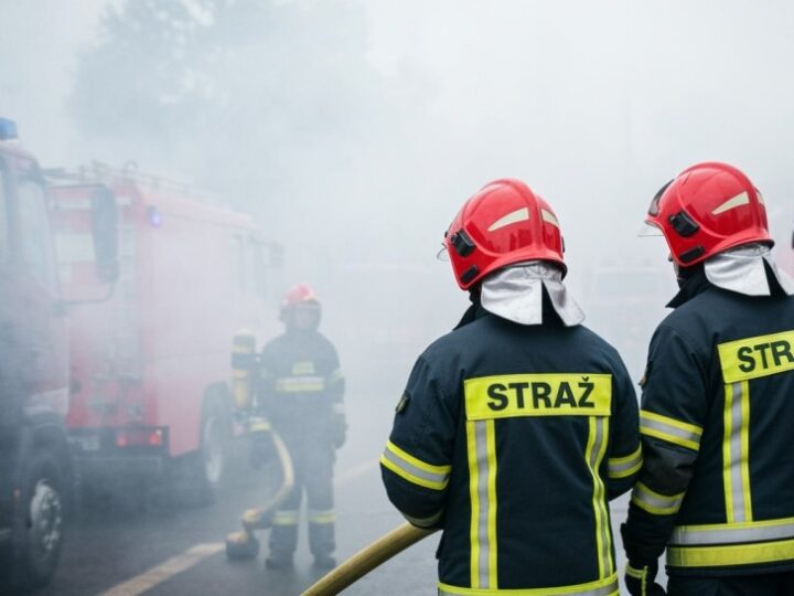 Groźny pożar ciężarówki paraliżuje ruch na AOW