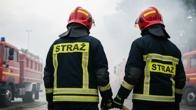 Wrocław w ogniu: Ewakuacja 93 osób podczas pożaru hali produkcyjnej