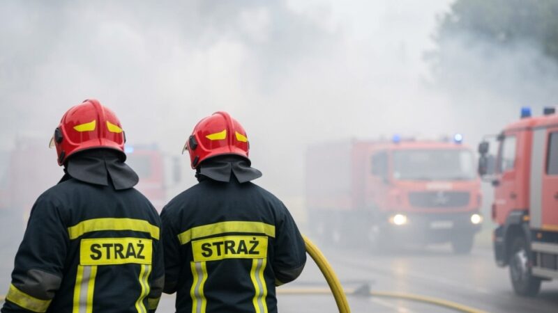 Wrocław w ogniu: błyskawiczna akcja strażaków ratuje sytuację