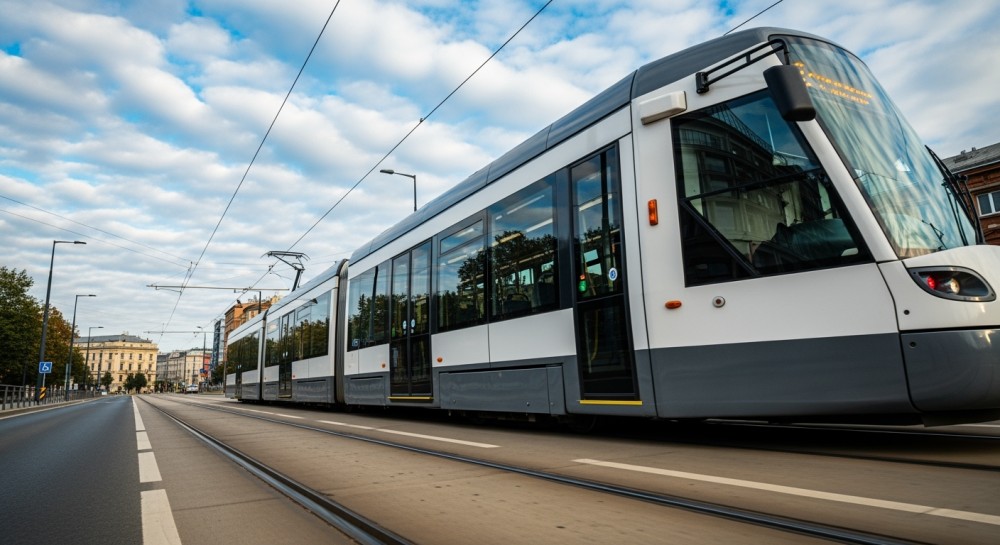 Tramwaj kontra samochód: Poranny wypadek na Piłsudskiego wstrzymuje ruch