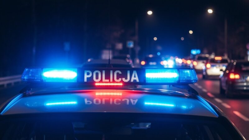 Policjanci z Kłodzka ratują kierującą z awarii na ruchliwym skrzyżowaniu