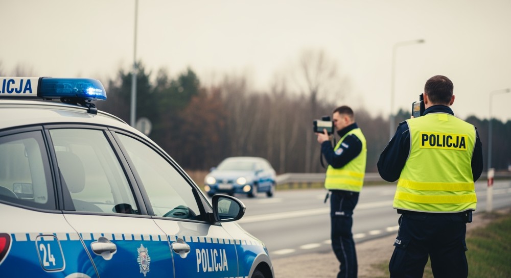 Niebezpieczne chwile na dolnośląskich drogach: Życie za błąd kierowcy