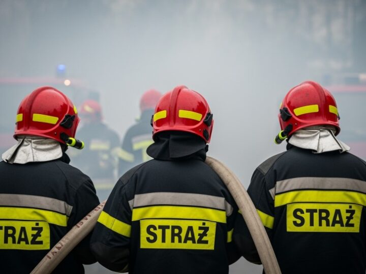 Dramatyczny pożar na ul. Drzewnej: Mieszkańcy w autobusie MPK w bezpiecznej przystani
