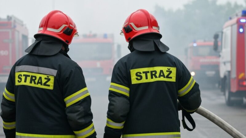 Pożar w bloku na Szczepinie: Ewakuacja mieszkańców i błyskawiczna akcja straży pożarnej