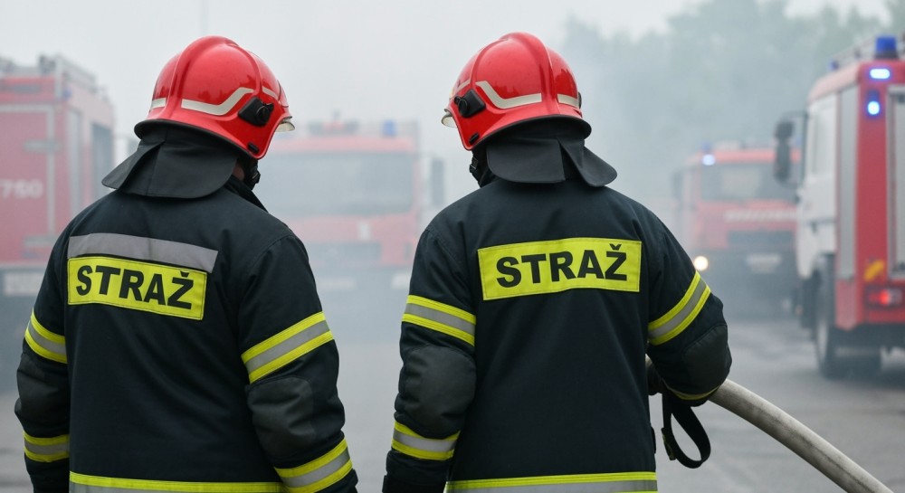 Pożar w bloku na Szczepinie: Ewakuacja mieszkańców i błyskawiczna akcja straży pożarnej