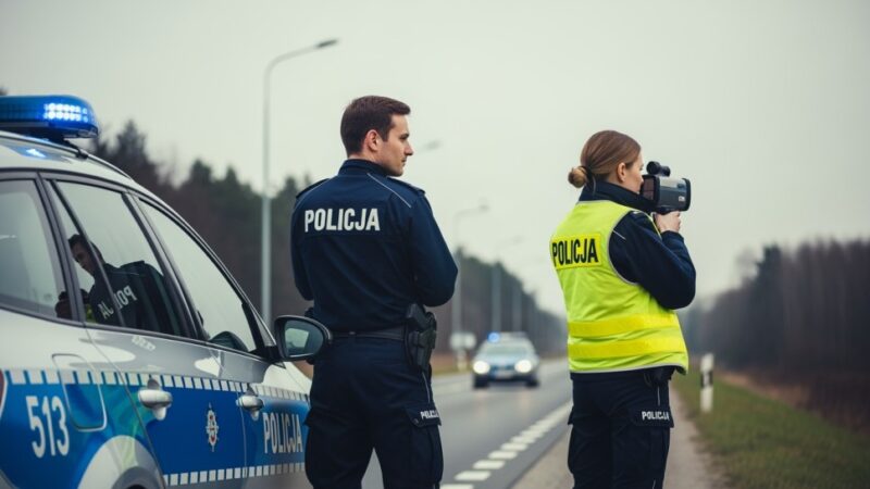 Pościg w Wołowie: 47-latek zatrzymany mimo zakazu i amfetaminy