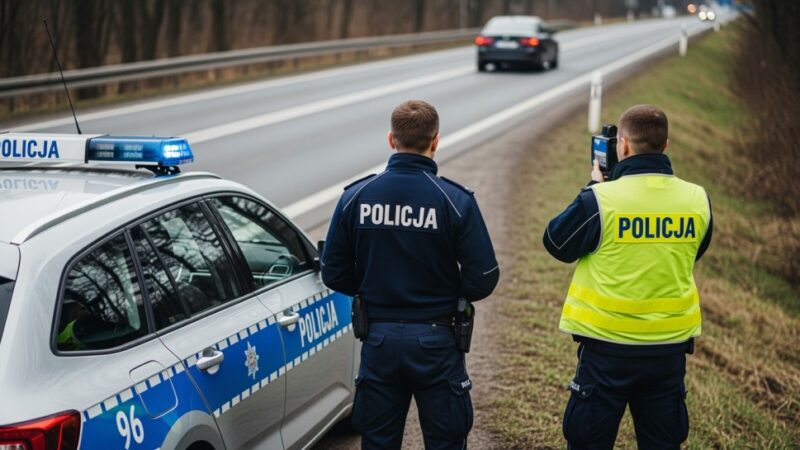 Kierowca z Legnicy wpadł w pułapkę: 107 km/h w strefie 50!
