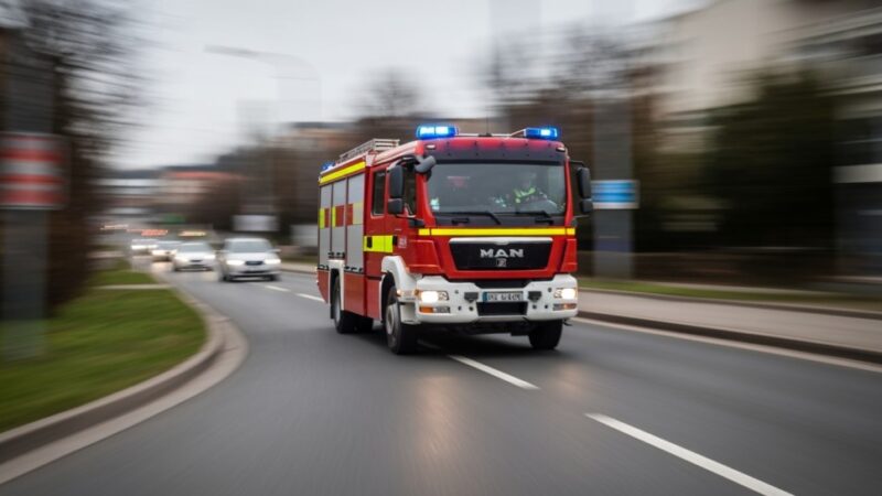 Pożar opuszczonego budynku w Chrząstawie Małej: tragiczne odkrycie ciała mężczyzny