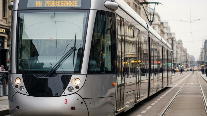 Zmiany w trasach tramwajowych z powodu wymiany zwrotnicy na Piłsudskiego