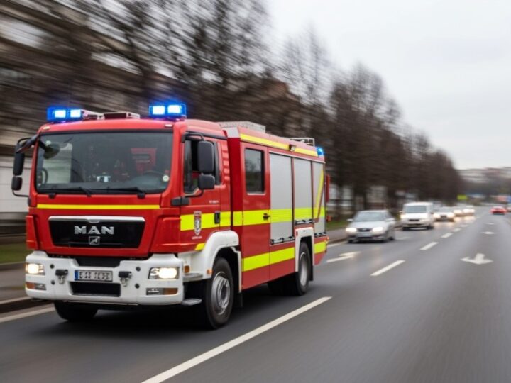 Poranny pożar we Wrocławiu: Siedem zastępów straży ratuje sytuację!