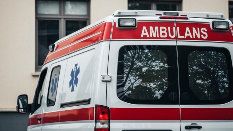 Policjanci z Wrocławia eskortowali dziecko do szpitala w pilnej potrzebie medycznej